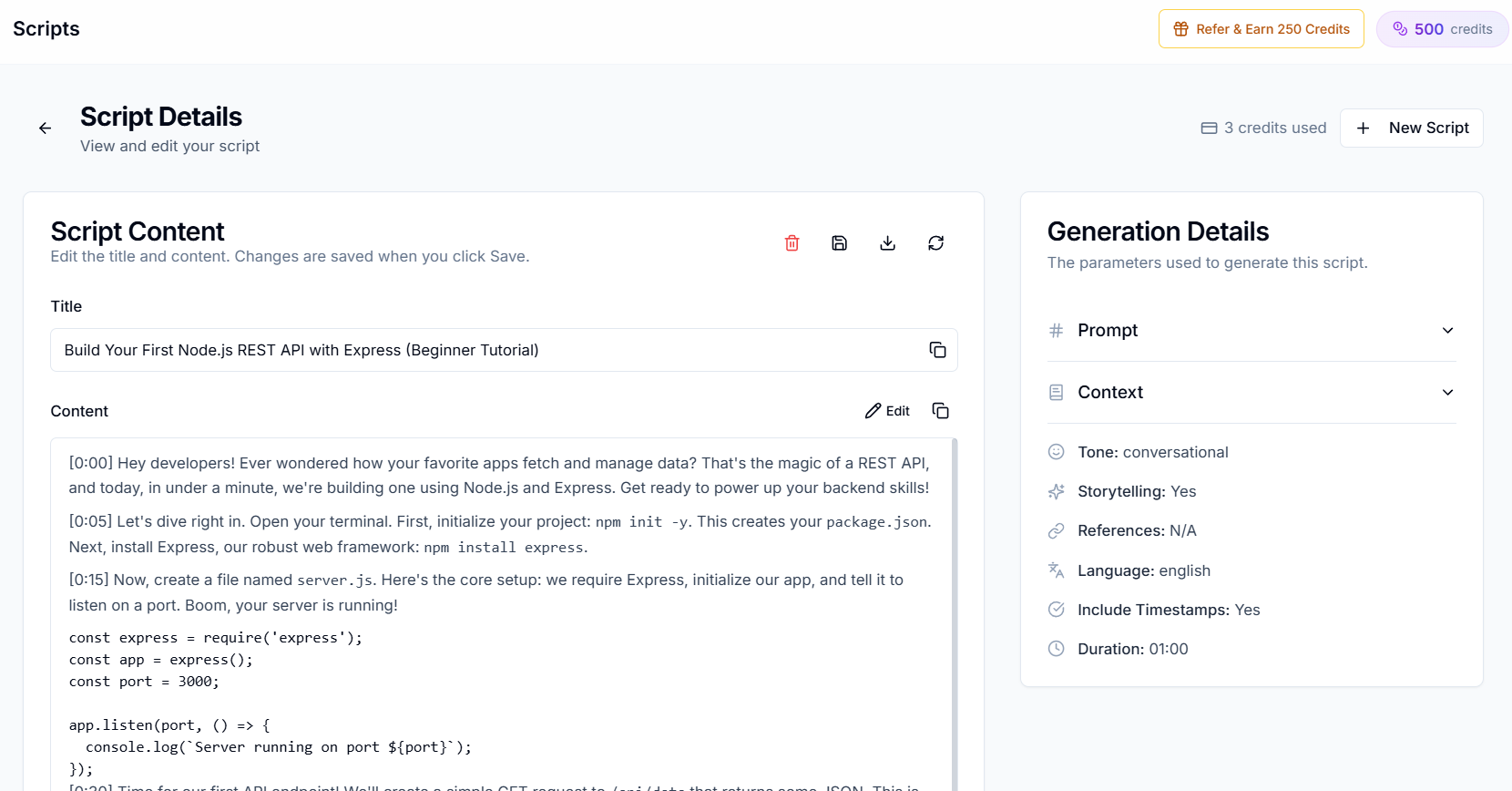 Creator AI vs ChatGPT: voice-matched YouTube script generation in Creator AI